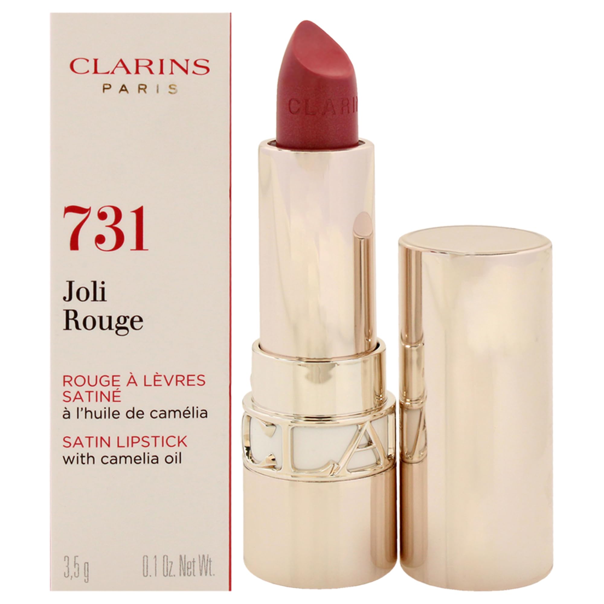 Clarins Joli Rouge Lipstick - Barra de labios, color 741-red orange , 3,5 gr — view 30