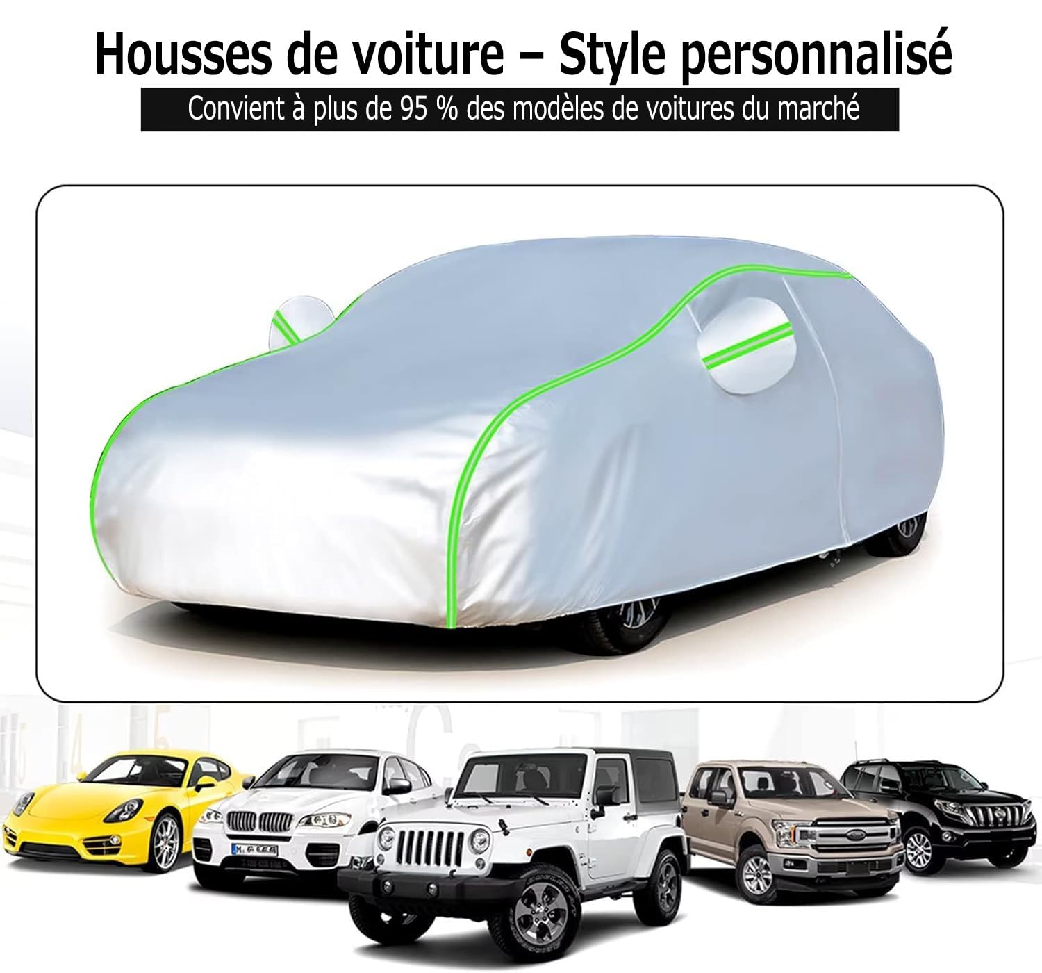 Funda Coche para Volkswagen Tiguan R-Line,Cuatro Estaciones,Interior y Exterior,Antiincrustante,Antiarena,Antilluvia y Nieve,Antihielo,Antienvejecimiento