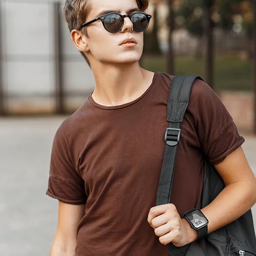 Miniatura 5 de Correa trenzada Solo Loop para Apple Watch Band de 1.575 pulgadas, 1.654 pulgadas, 1.614 pulgadas, 1.732 pulgadas, 1.732 pulgadas, 1.772 pulgadas,