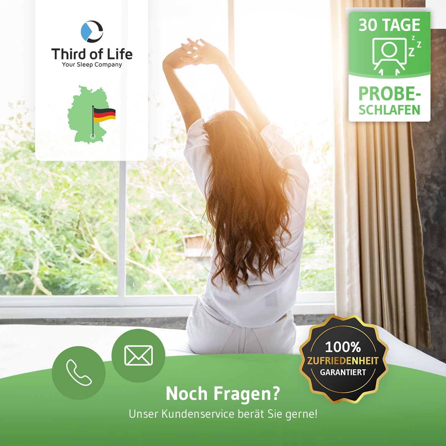 Ergonomisches Seitenschläferkissen NuMOON, Memory Foam Kopfkissen mit PureAir Effekt gegen Milben & Gerüche, HWS Nackenstützkissen mit hautpflegendem Aloe Vera Kissen-Bezug, Ideal für Allergiker
