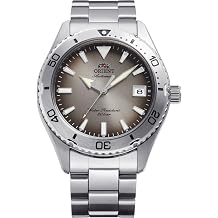 Orient Sports Mako RA-AC0Q16N 40 mm Men's Automatic Manual Winding Mechanical Sports Bracelet and Case Stainless Steel Grey Dial