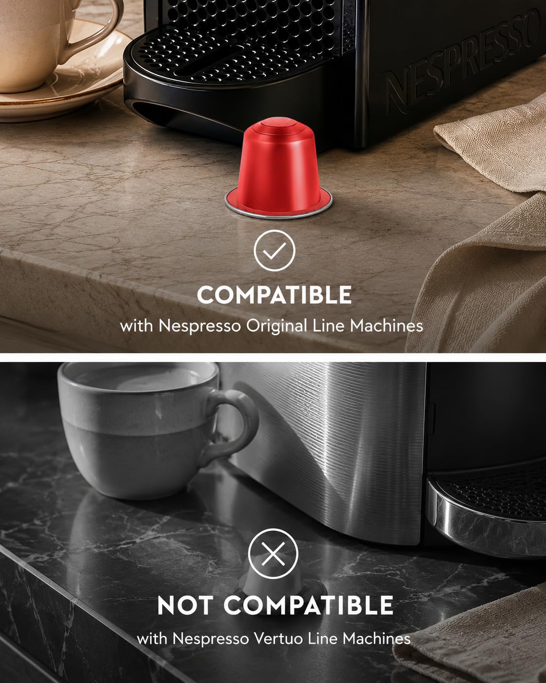 Amazon.com: ROSSO CAFFÈ Espresso Pods for Nespresso Original