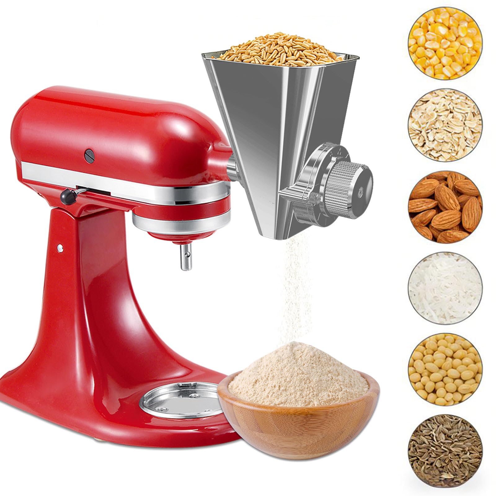 KitchenAid ミル アタッチメント スタンド ミキサー Amazon | KitchenAidスタンドミキサー用グレインミルアタッチメント