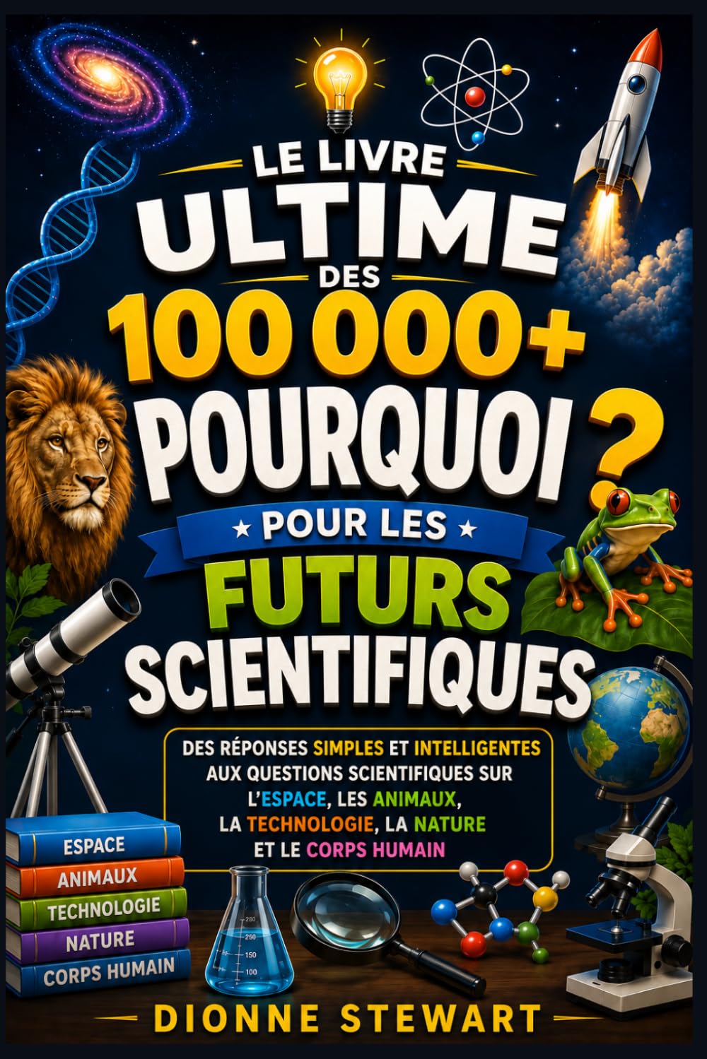Le Livre Ultime des 100,000+ POURQUOI ? pour les Futurs Scientifiques: Des Réponses Simples et Intelligentes aux Questions Scientifiques sur l’Espace, les Animaux, la Technologie, la Nature et le Corp