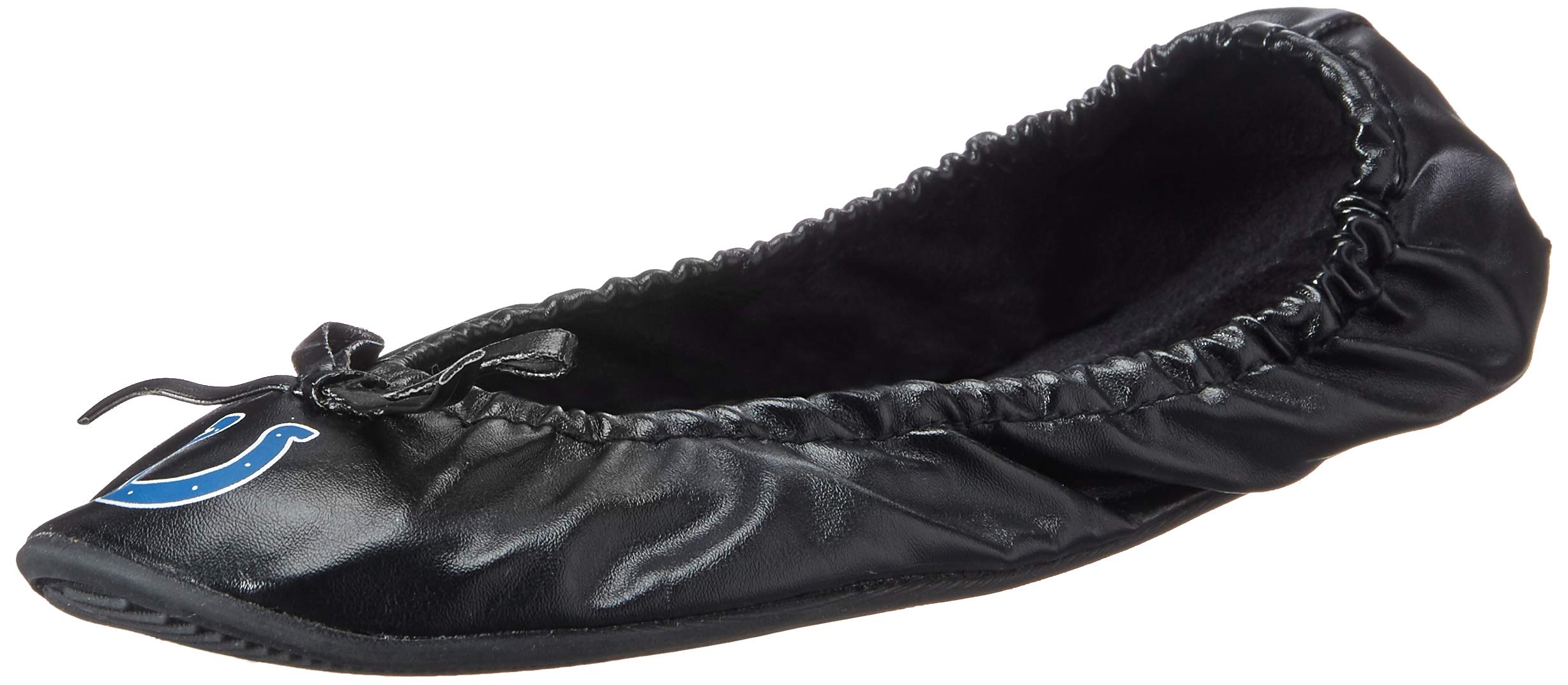 FOCO Indianapolis Colts Exclusive Team Logo Flats With Clutch Large