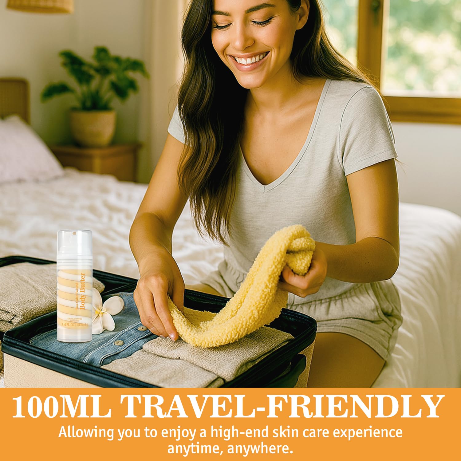 Princess Belle Two-Color Twisted Body Butter, Body Moisturizer for Dry Skin, Leaves Skin Feeling Moisturized and Soft-100ml(3.4 floz) - Image 5