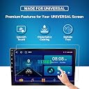 TEK SHIELD Screen Guard For 7 Inch Android Car Stereo Touch Display Protector Accessories navigation system, Easy Installation Kit, HD Clear gallery image
