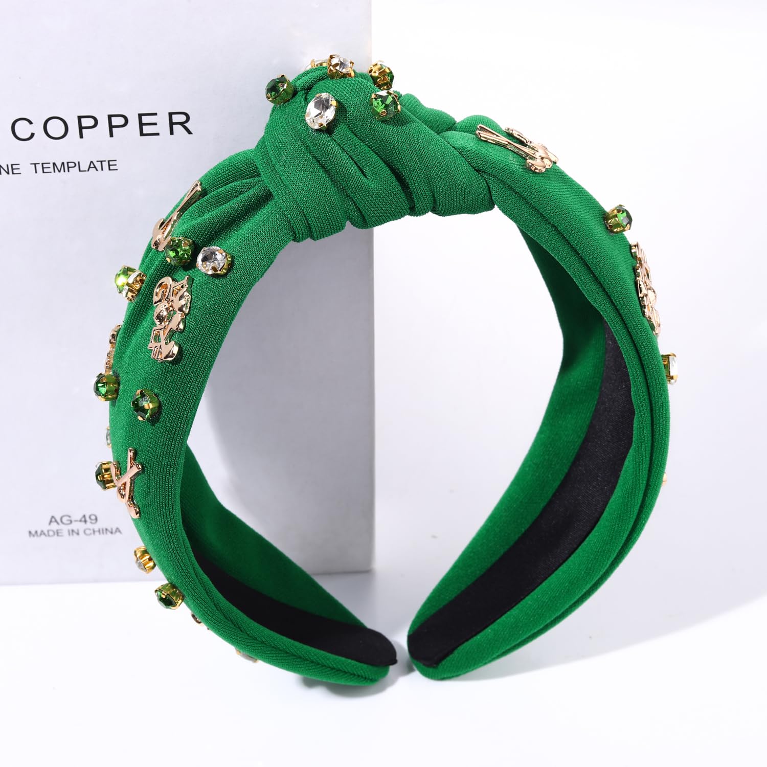 Amazon.com : Golf Knotted Headband for Women Sports White  display picture 1