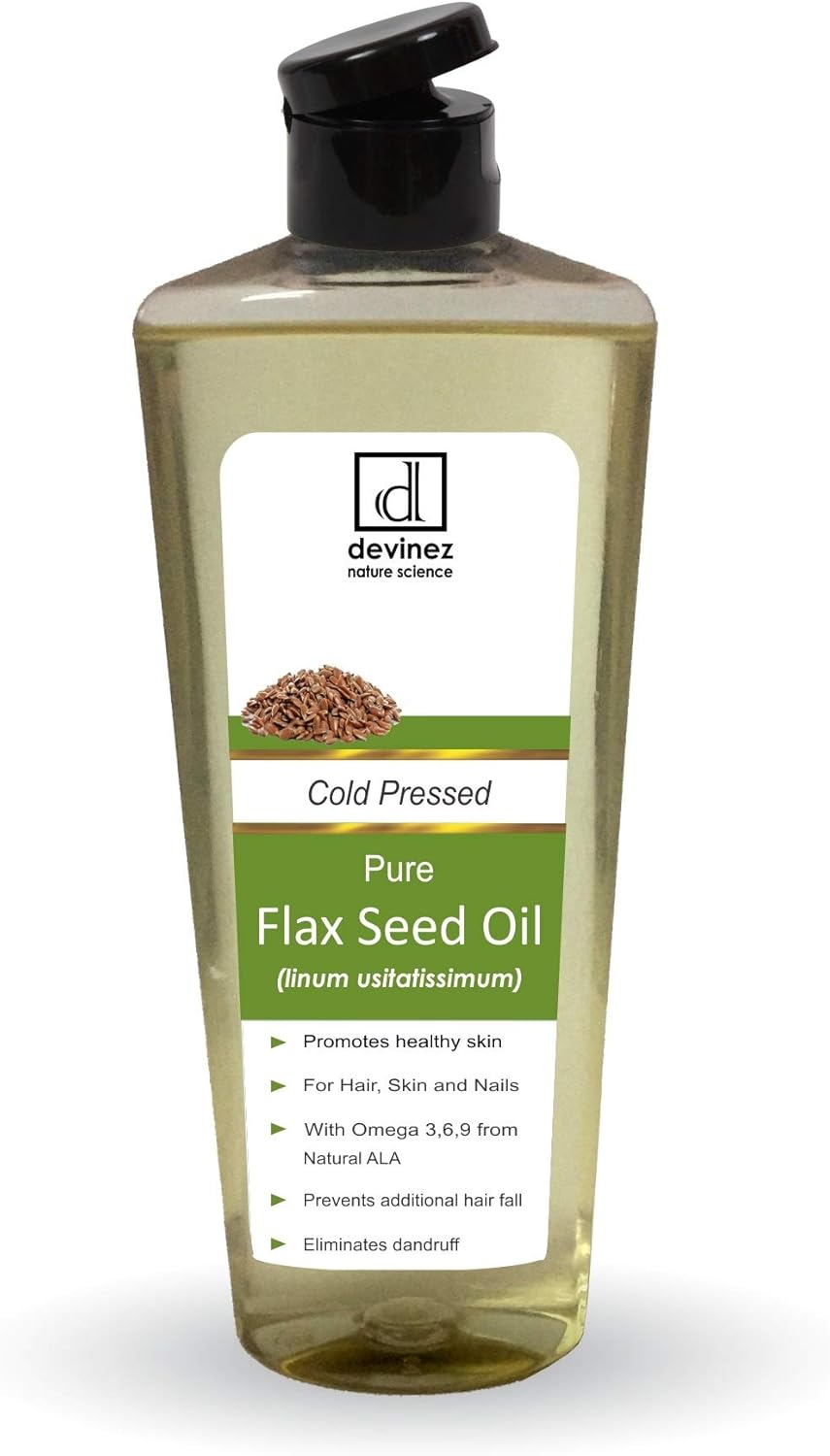 Devinez Flax Seed Cold Pressed Oil, 250ml 100 Pure, Natural