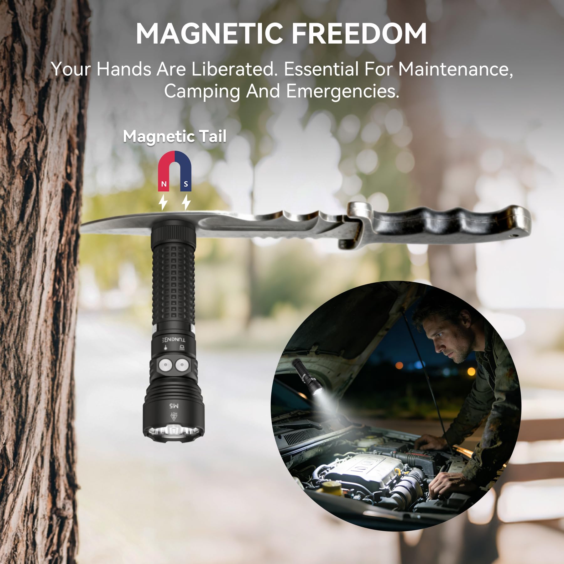 Lampe torche rechargeable M5 EDC