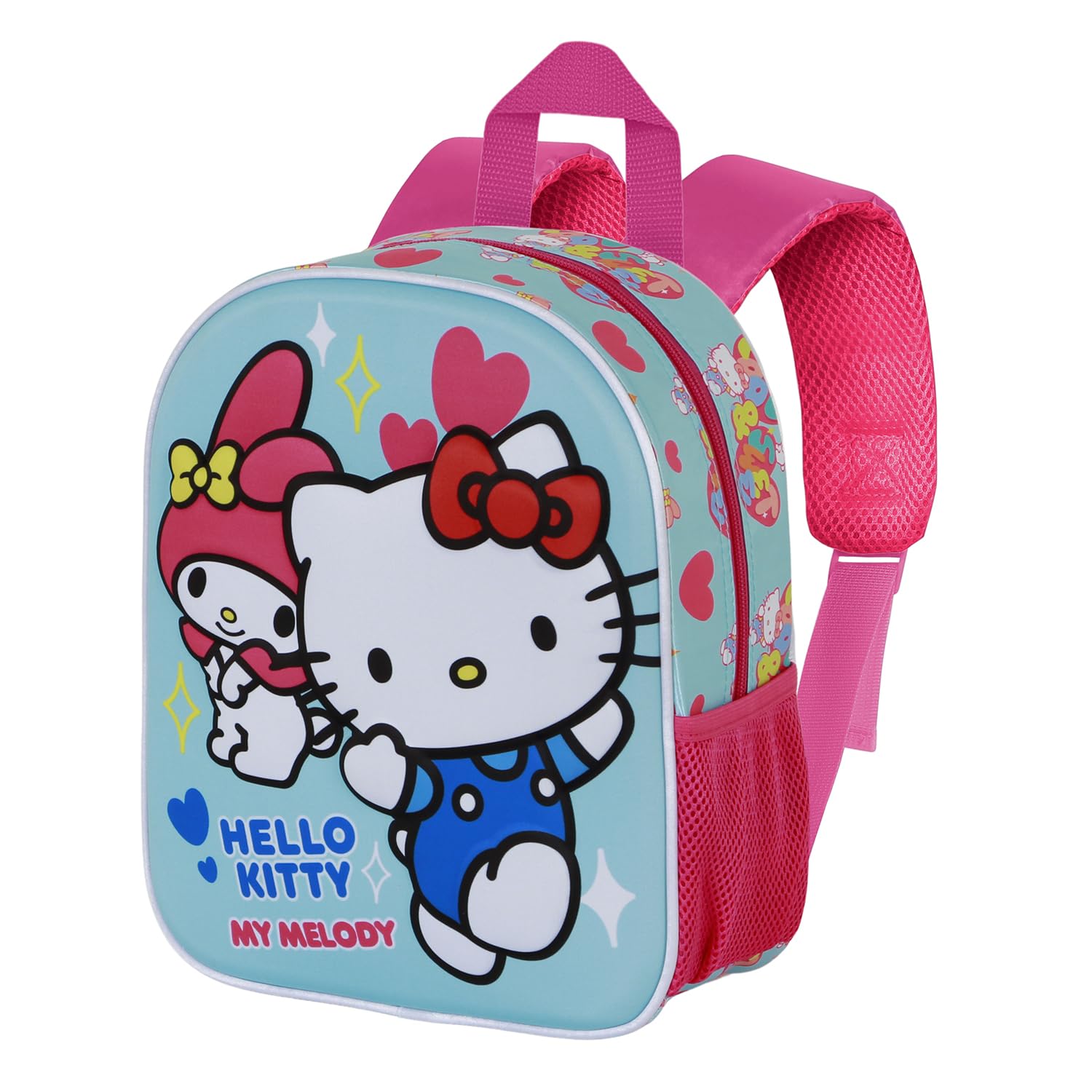 Karactermania Sanrio Hello Kitty Friendship-Elite 3D Backpack, Blue, 25 x 30 cm, Capacity 7 L