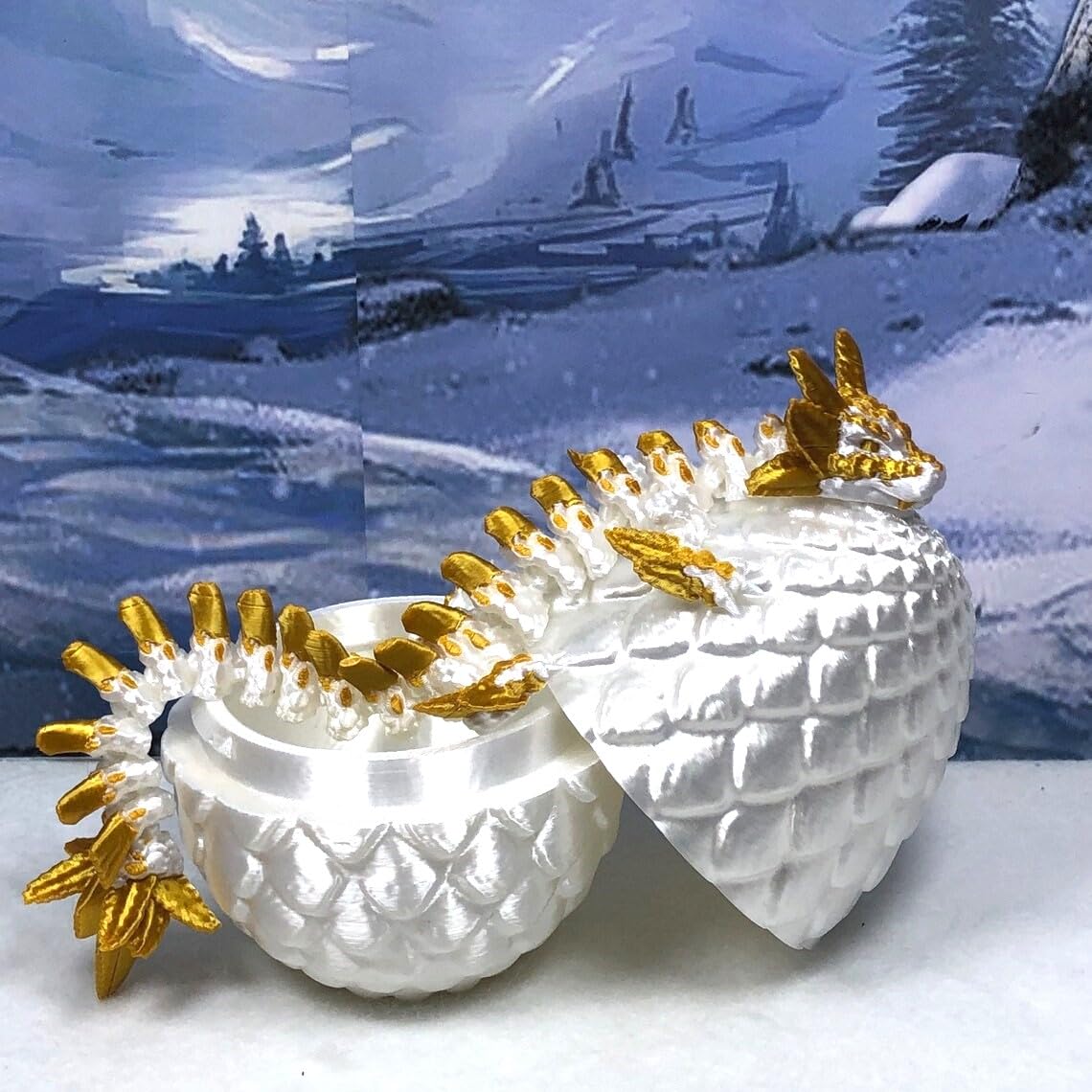 Amazon.com: Generic Axolotl Dragon, 3D Printed Dragon with Dragon