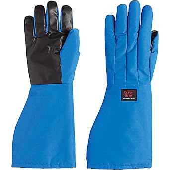Tempshield CGEBXLWP Waterproof Cryo-Grip Glove, Blue, Elbow Length, X-Large