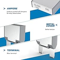 Vista 4 de GLOSO Disyuntor Maxi Blade 10A, reinicio automático T1 (10A - 3 unidades) E81