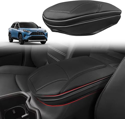 Miniatura 11 de Muslogy Funda para reposabrazos de consola central compatible con Chevy Silverado/Tahoe y GMC Sierra/Yukon 2007-2013, cojín para reposabrazos