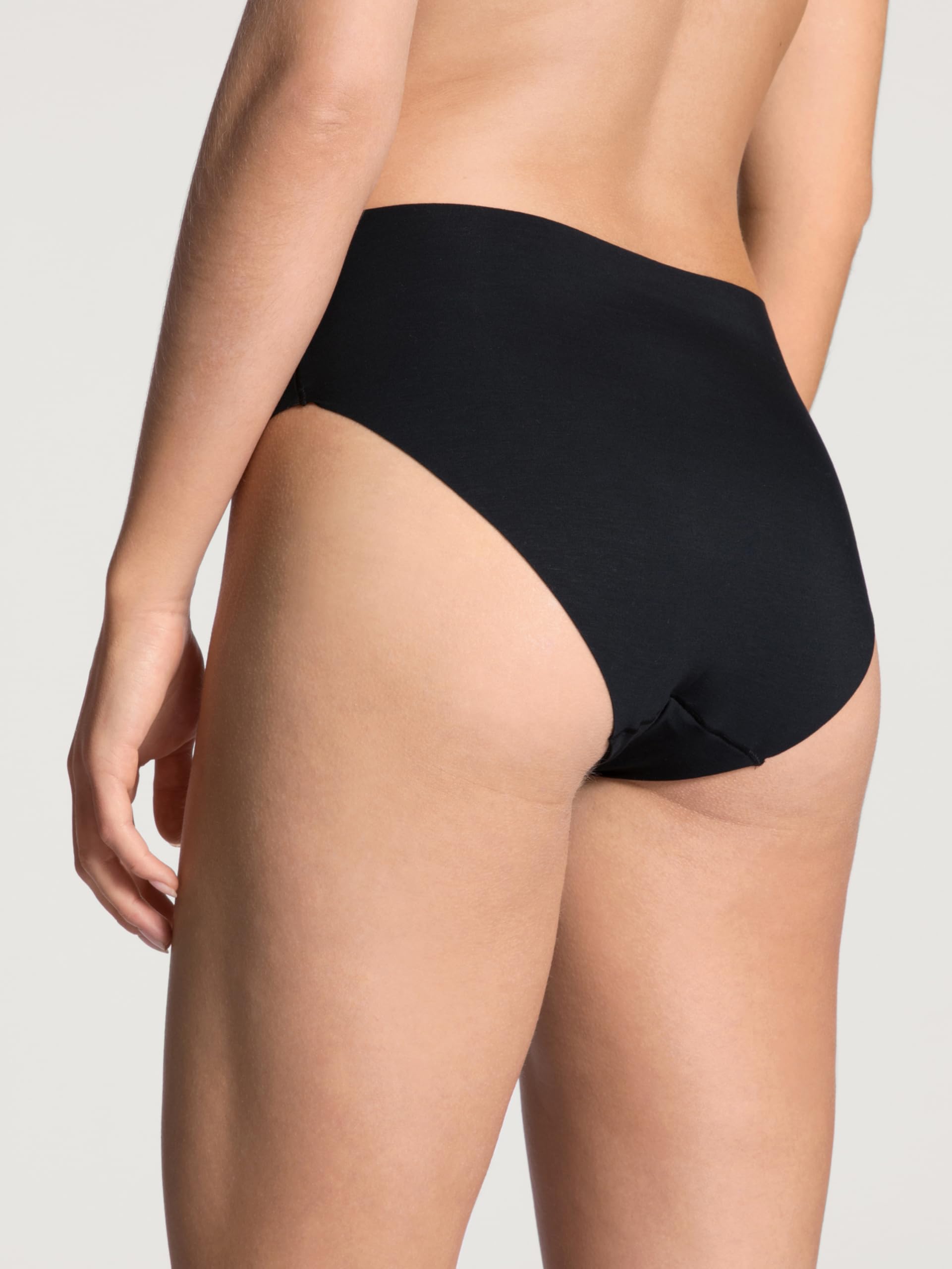 CALIDA Natural Skin Seamless-Midi-Slip Damen, nahtlos, temperaturausgleichend und schnelltrocknend
