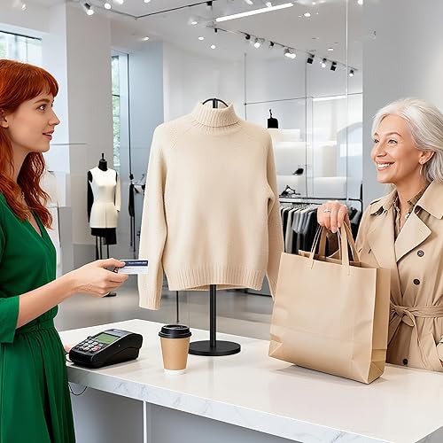 Miniatura 8 de Reusable Shirt Display Stand-Mannequin Torso Tshirt Display Stand for RetailVendors,18-33" Adjustable Dress Form Mannequin Stand Clothes