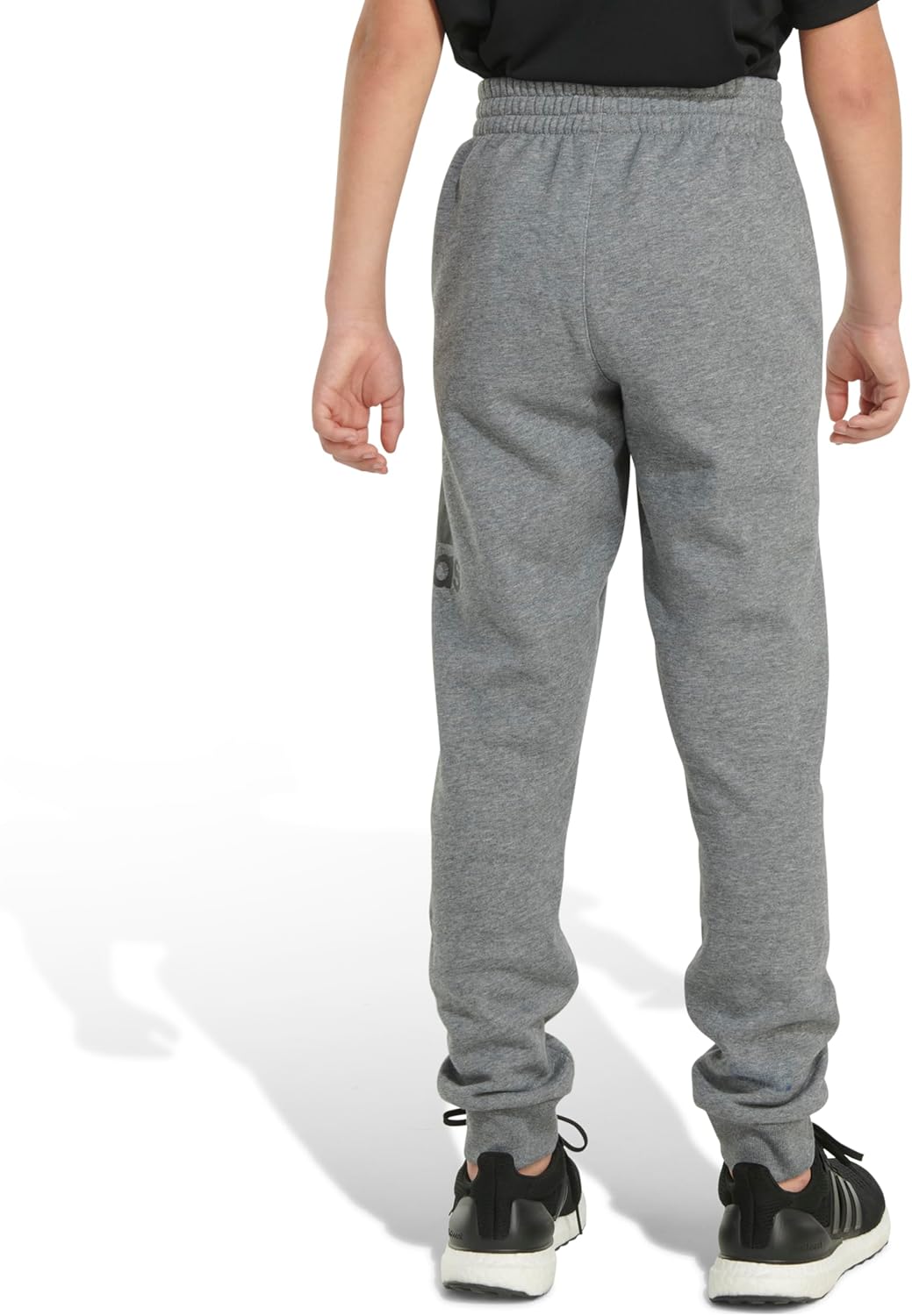 adidas Boys' Elastic Waistband Essential Fleece Joggers