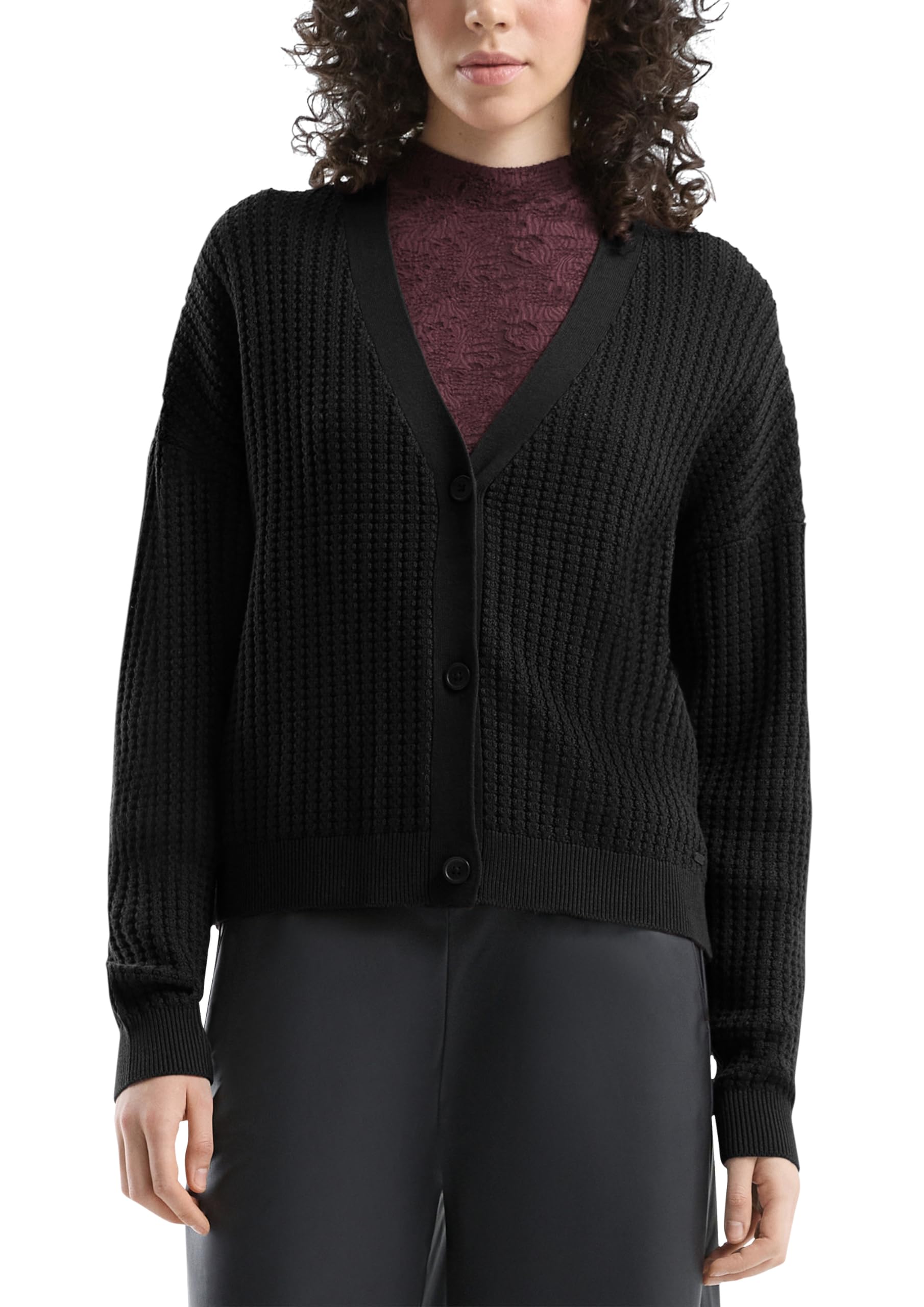 QS Strukturierter Cardigan