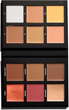 BEAUTY BAY Make Face Multi-Use Complexion Palette Medium - Tan, Vegan & Cruelty-Free, Cream & Powder Formula, 11 Creams & 1 Powder, Concealing & Correcting