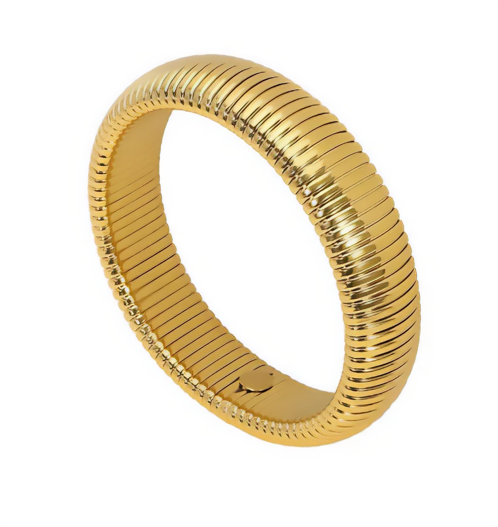 CONRAN KREMIX Gold Chunky Bangle Waterproof Bracelets for Women