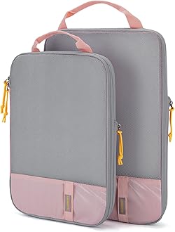 BAGSMART 6 Set /4 Set/2 Set Compression Packing Cubes for Travel, Lightweight Luggage Organizer Bags, Durable Space Saver Bags Travel Essentials