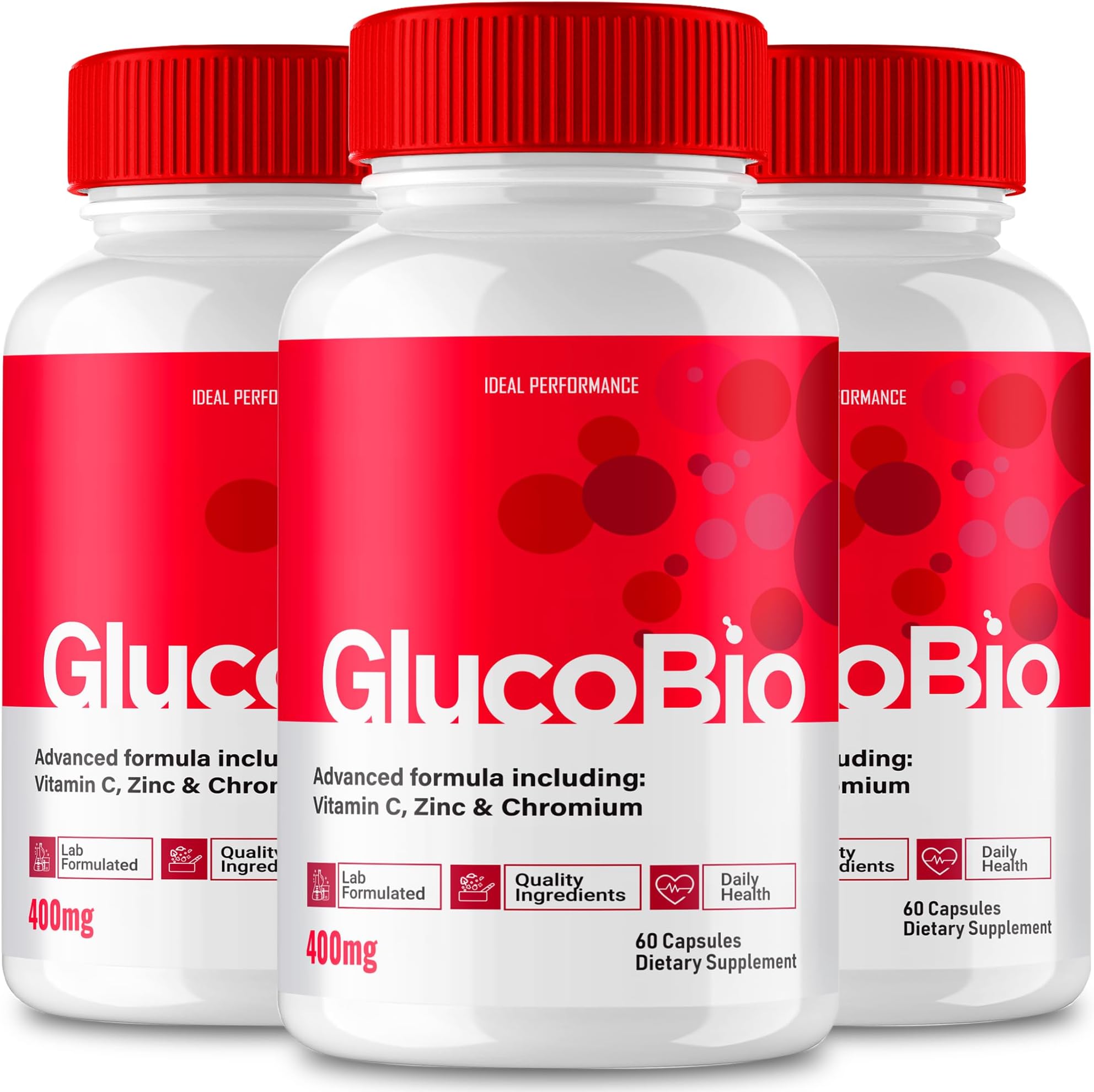 GlucoBio Capsules, Gluco Bio Capsules Reviews (3 Pack)