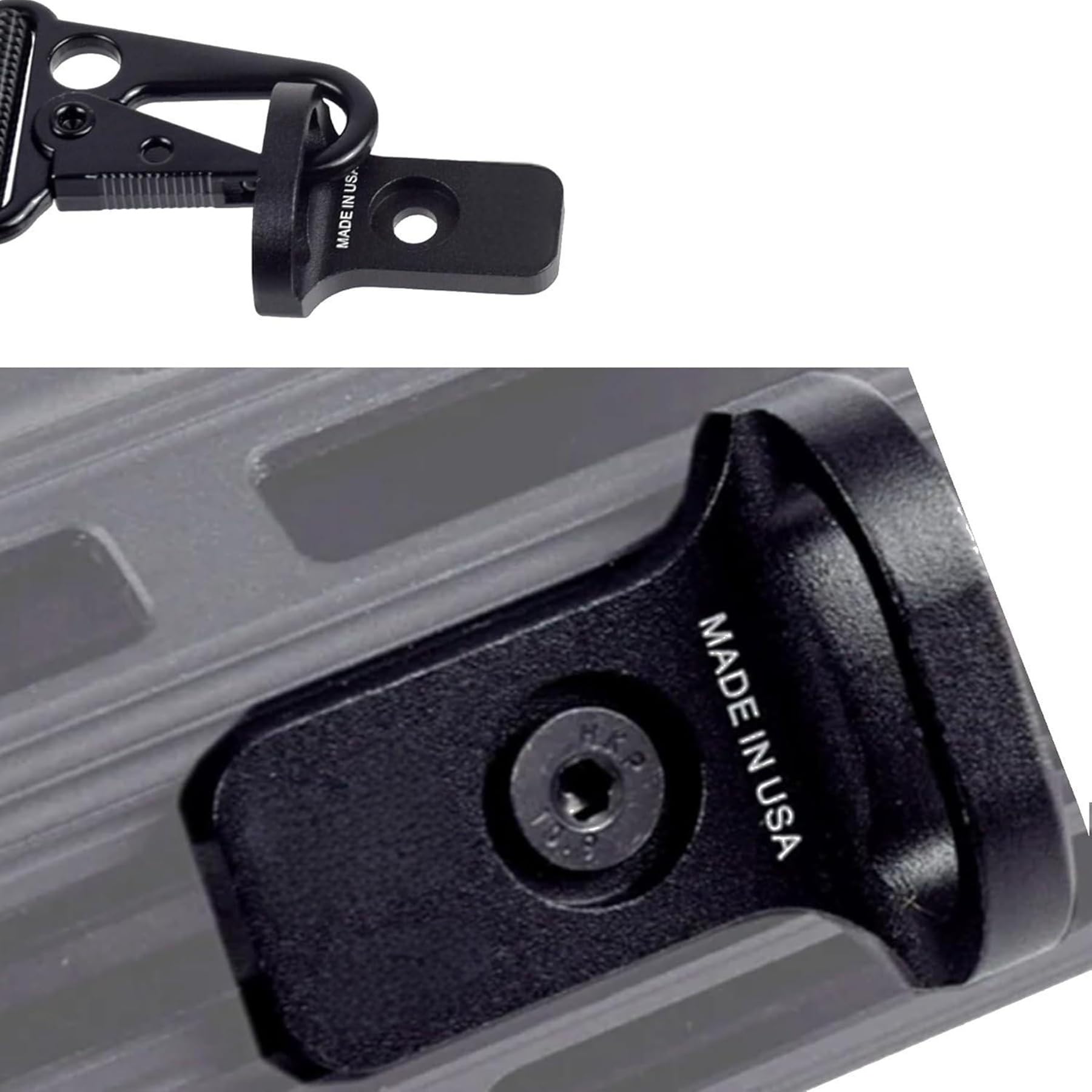 Two Point and Traditional Sling Strap Mount for M Syetem Black