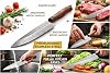 N690 Gyuto Şef Bıçağı – Profesyonel Mutfak Bıçağı, Ceviz Saplı, Ultra Keskin Japon Tipi Chef Knife, Et Sebze Meyve Kesim