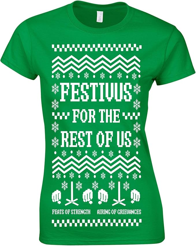 Amazon Com Swaffy Tees Festivus For The Rest Of Us Womens T Shirt Clothing