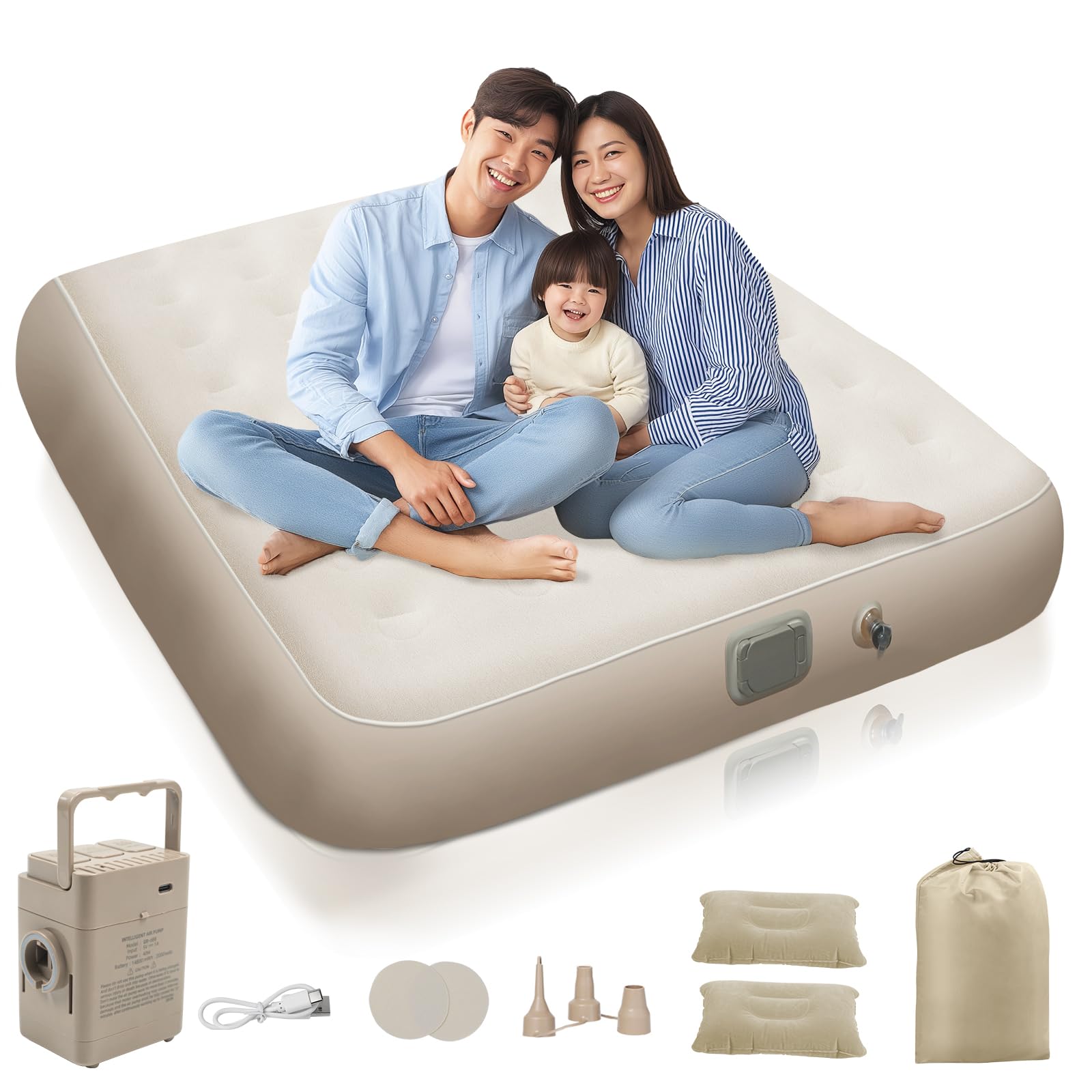 2025春夏限定・お花見に最適】エアーベッド 電動エアーマット