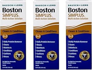 Amazon.com: Bausch + Lomb Boston Simplus Multi-Action Solution - 3.5 oz ...