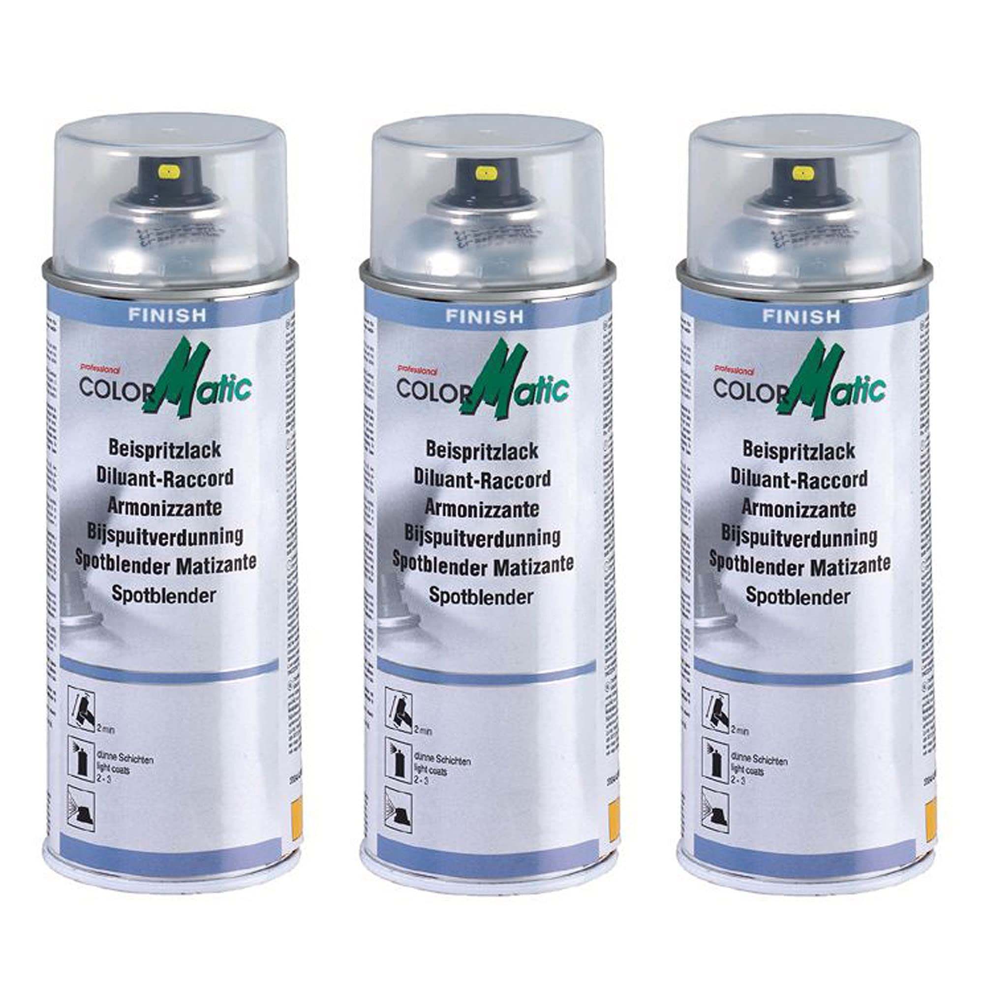3 X Colormatic 400 ML beispritzlack