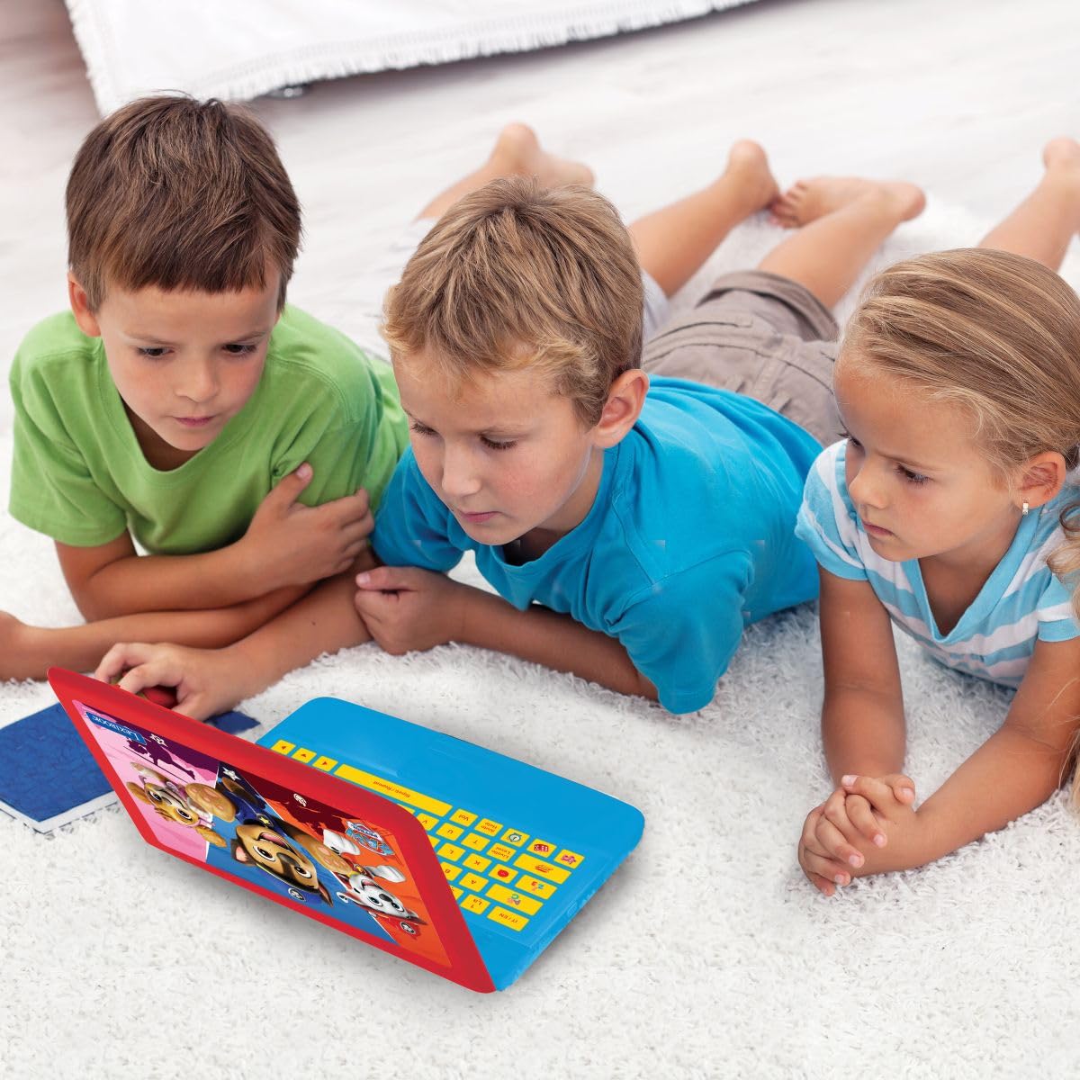 Lexibook, Paw Patrol, Laptop Educativo Bilingue, Inglese e Italiano, 164 Attività, Matematica, Giochi di Logica, Modalità Musicale, Grande Schermo LCD, Rosso/Blu, JC601PAi5LXB