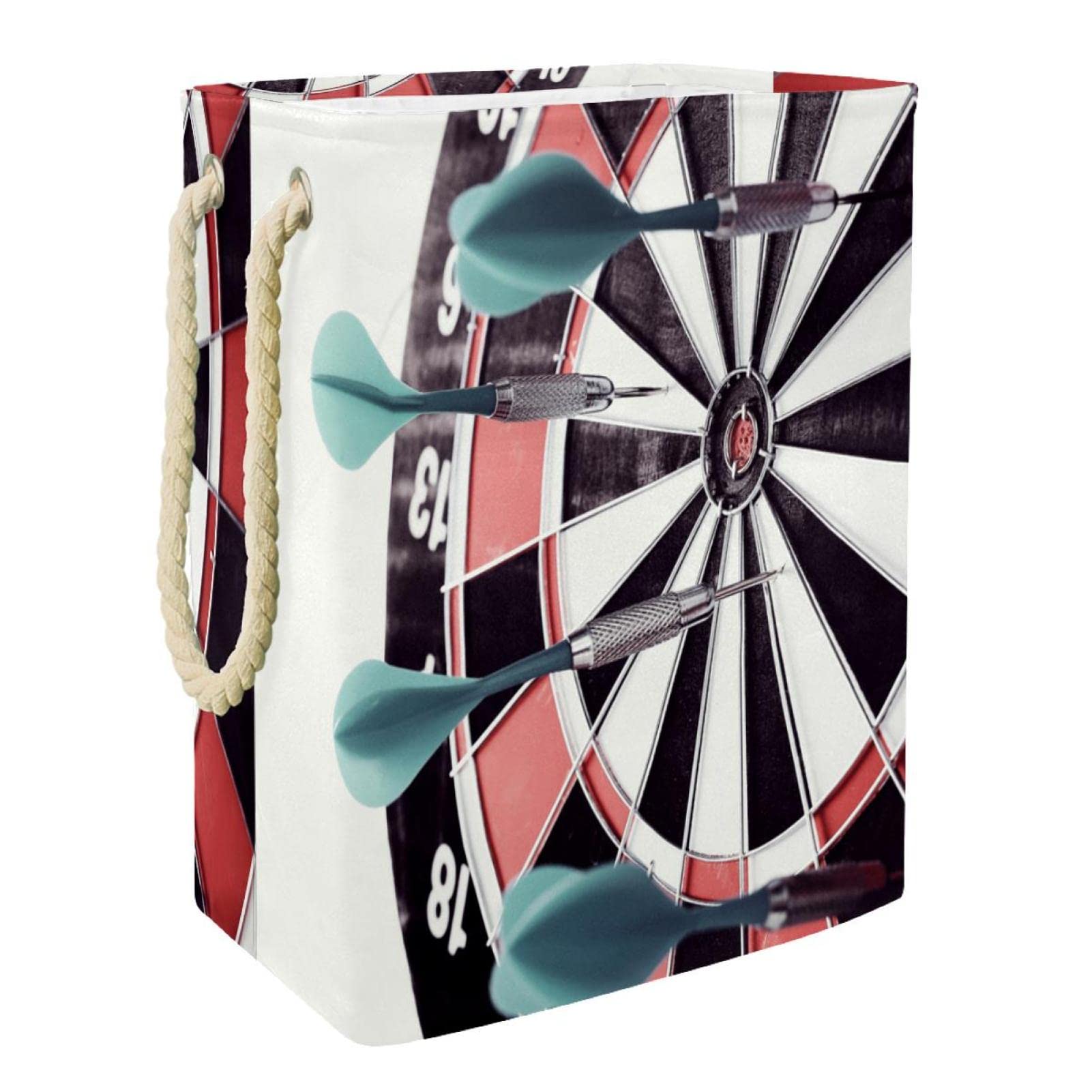 Grand panier à linge de qualité supérieure avec finitions fléchettes
