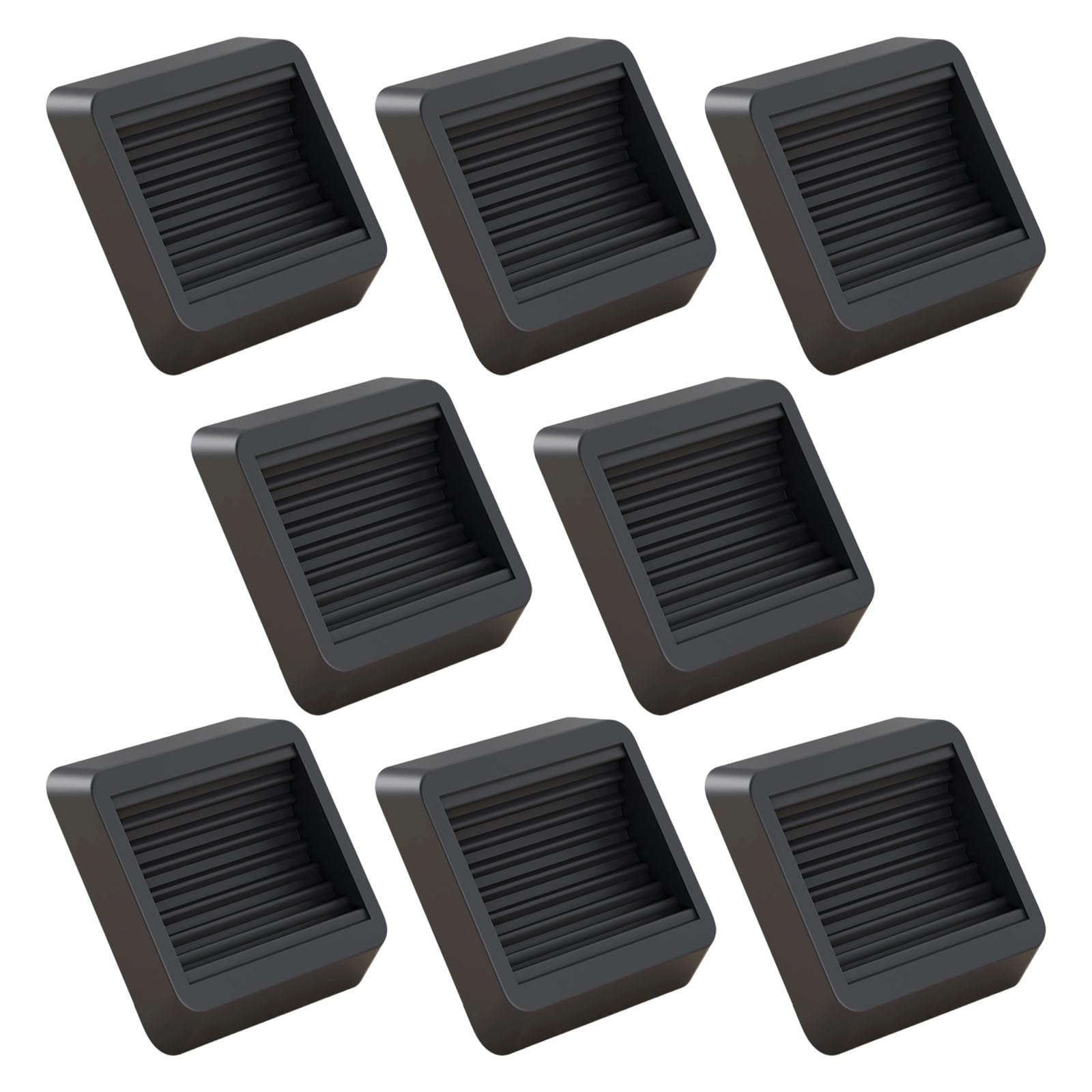 12.5CM Not Slip Furniture Pad Not Skid Floor Protectors Quiet Strong Casters Simple Installation for Chair Wheel Chair Casters Stabilizers