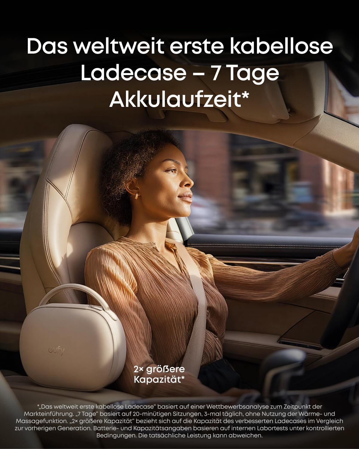 eufy Tragbare Milchpumpe S2 Pro, sanfte Wärmemassage mit HeatFlow™ 2.0 & VibraPump™, Brustwarzen-Licht, App-Steuerung, Füllstandsalarm, kabelloses Ladecase, 7 Tage Akkulaufzeit, freihändiges Abpumpen