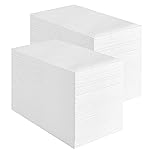Vplus 400 Pack Premium Quality Guest Towels Disposable Dinner Napkins Soft, Absorbent, Party Napkins for Dinners or Catering Eventsand Everyday Use (White, 400)