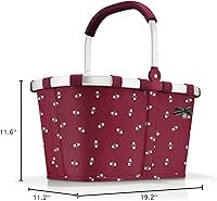 Vista 104 de reisenthel carrybag twist coffee - Sturdy shopping basket with plenty of storage space and practical inner pocket - water-repellent