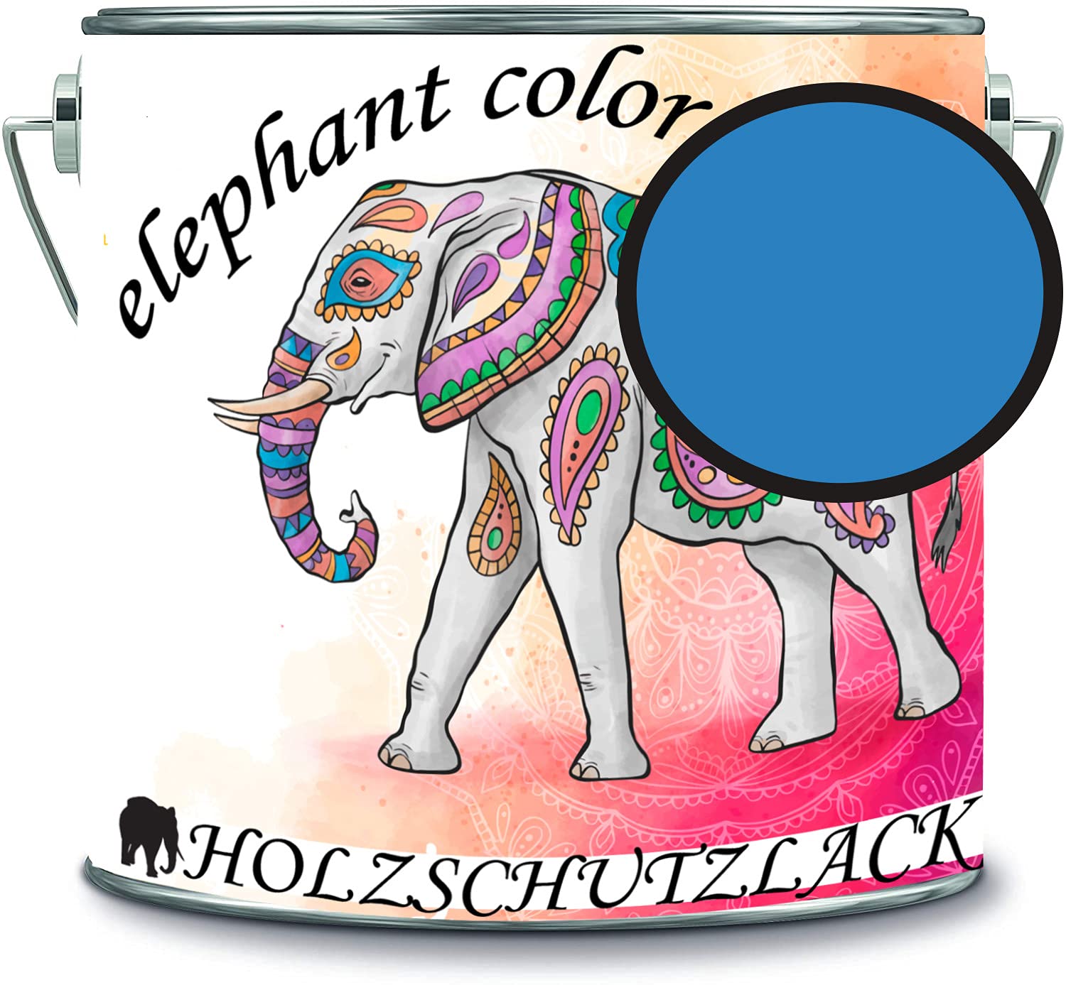 Vernis bois anti-écaillement bleu clair RAL 5012 stoppant l'usure climatique