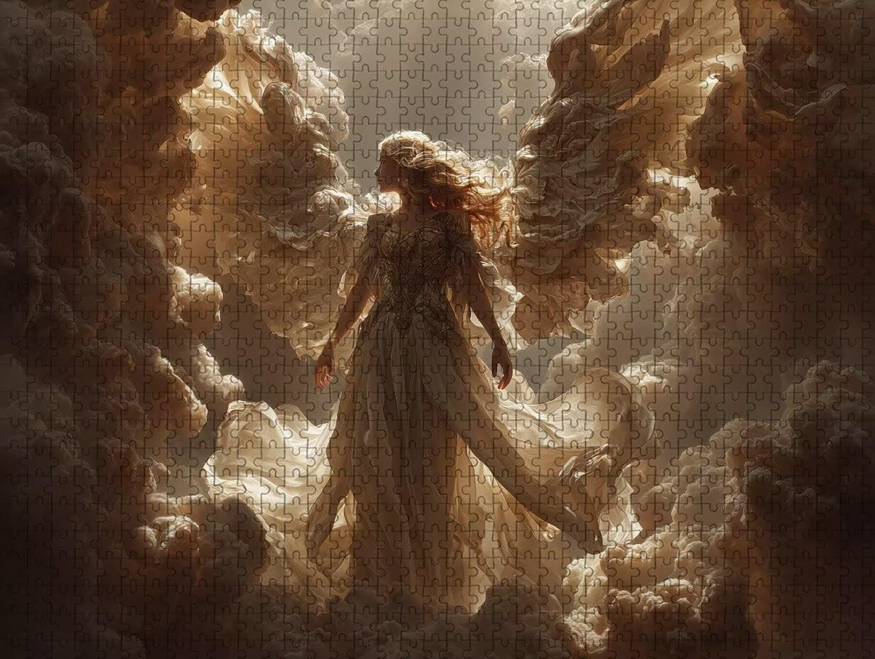 Puzzle Arte con Scatola Cloud, Ala Puzzle Legno 6000 Pezzi Adulti 179x105cm, DIY Classici Gioco, Attività di Intrattenimento ad Alta Difficoltà, Jigsaw Per Tutta La Famiglia, Regalo Donna, S-6120