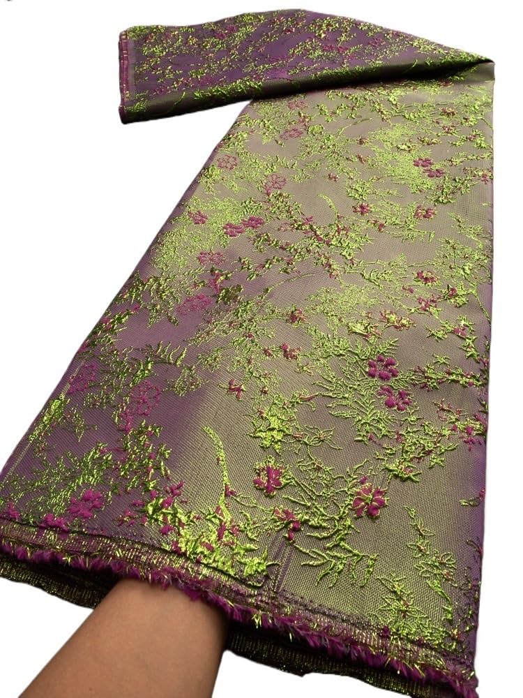 Material for Sewing Jacquard Lace Fabric Brocade for Sewing Women Wedding Party Dresses(TY34645)