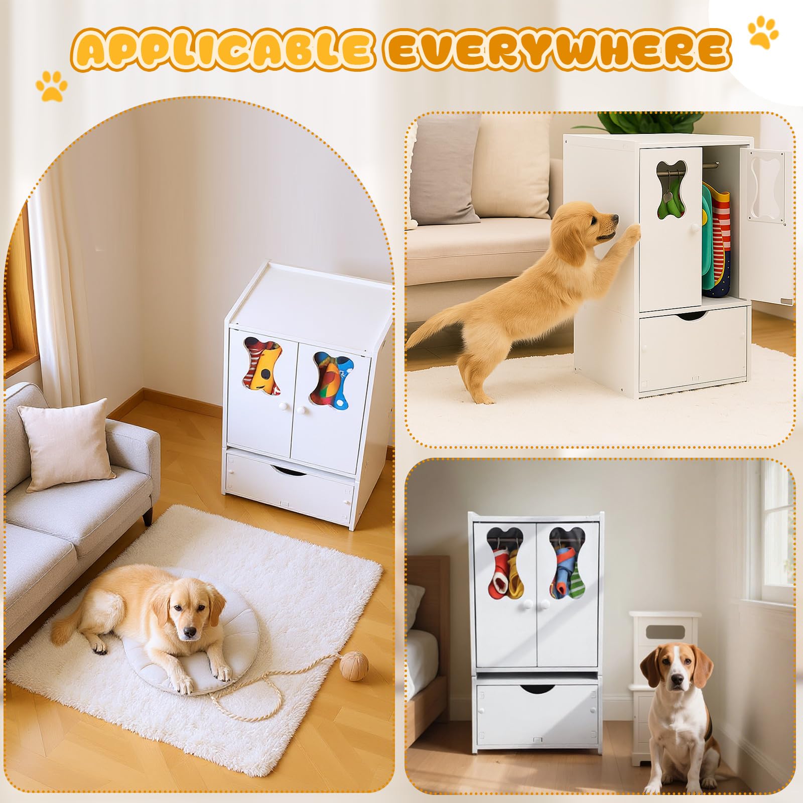 Amazon.com: Teenyyou 22.84 x 12.99 x 12.6 Inch Pet Wardrobe Closet