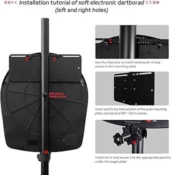 Amazon.co.jp: CyeeLife ダーツスタンド ZD04A,スチールや電子ダーツに