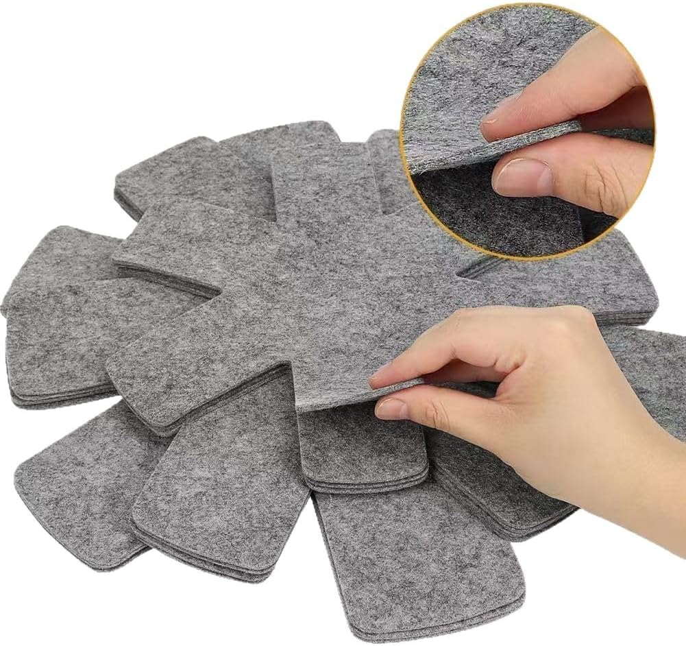 Pot and Pan Protectors, Set of 20 Felt Pan Dividers for Stacking in 3 Sizes (15/13.8/10.2 Inches), Non-Scratch Pot Separators for Kitchen Organization