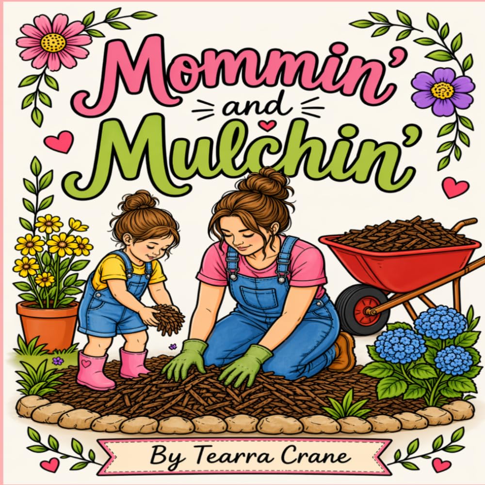 Mommin' and Mulchin' Coloring Book: A Cozy Garden Coloring Book for Moms, Plant Lovers & Busy Women