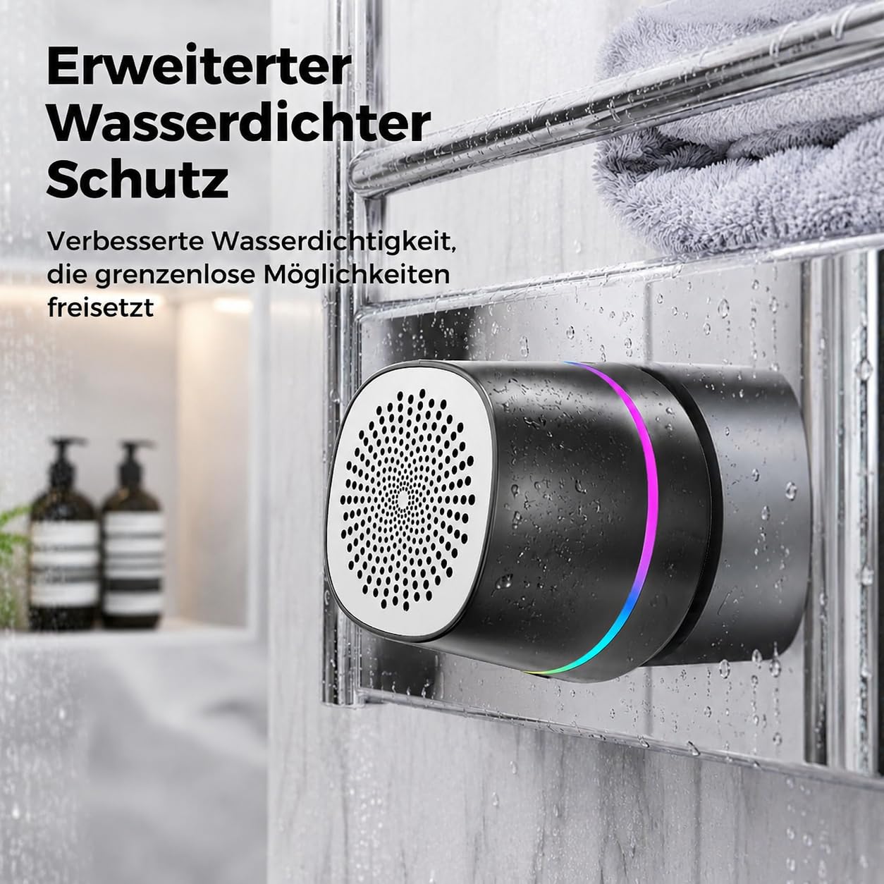 Altoparlante Bluetooth 3-in-1 Con Subwoofer Magnetico, Suono Potente E Luci Colorate – Portatile, Da Casa O Outdoor