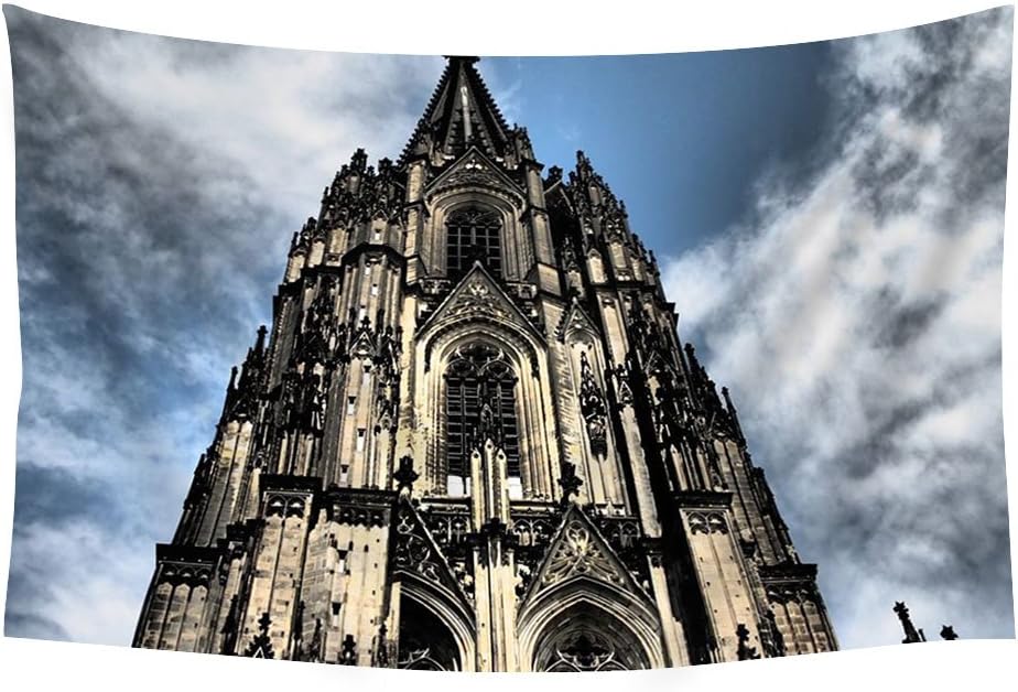 Amazon.com: StocImages Cologne Cathedral Germany Cologne sky StocImages - Wall Tapestry Art For 