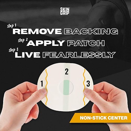 Vista 24 de SKIN Grip Medtronic Guardian, Freestyle Libre, parches adhesivos Enlite. Parches CGM precortados. Protección de monitor de glucosa constante. Cinta