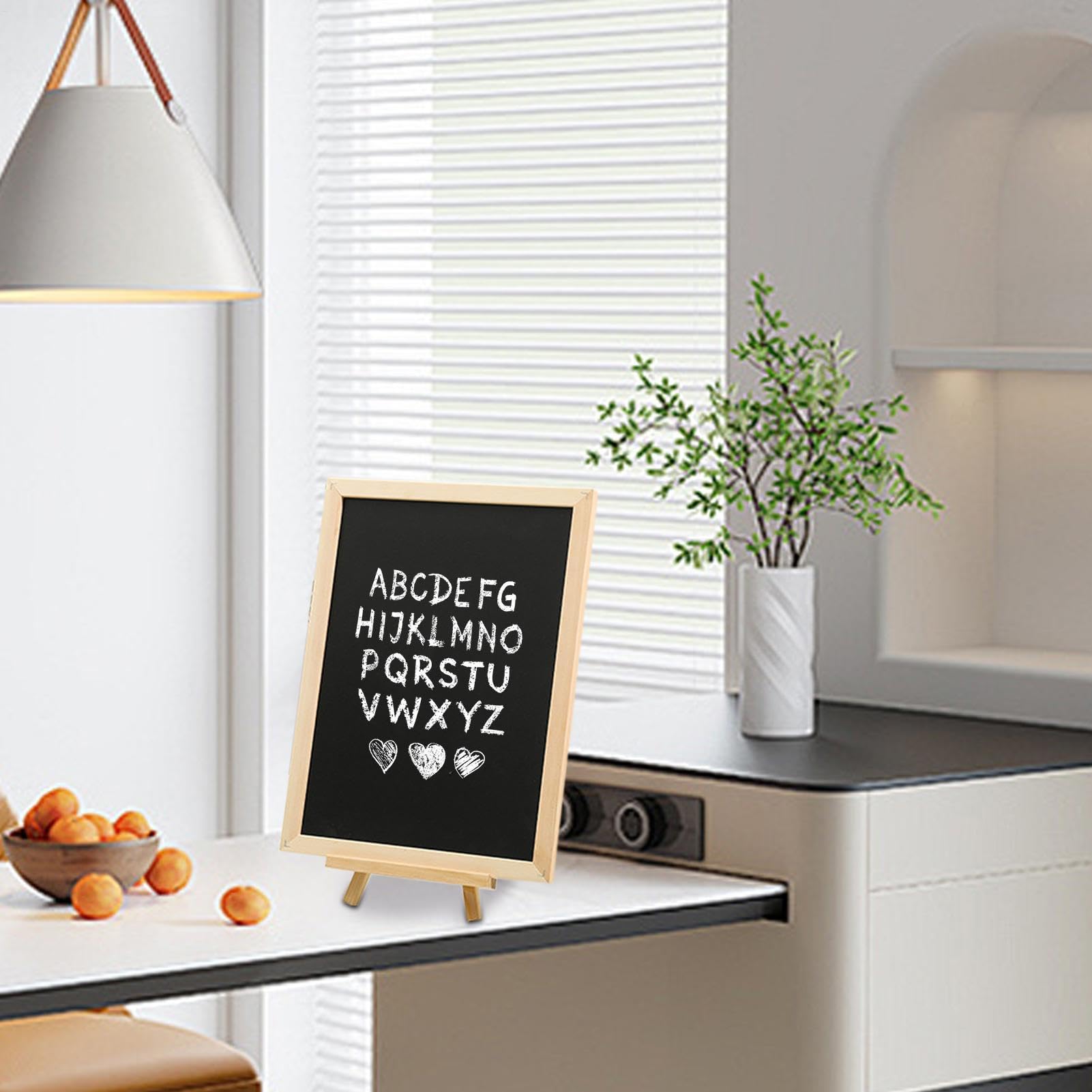 Magnetyczna tablica do kanapek, ramka na tablicę kredową ze stojakiem | dwustronna tablica do restauracji, na wesela, sklepy, kawiarnie, imprezy, do użytku wewnątrz i na zewnątrz